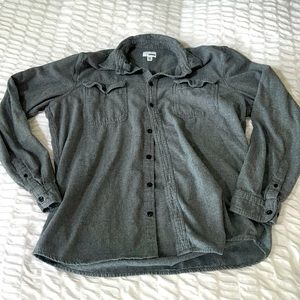 X-large tall men’s Sonoma button down shirt in fleece Grey, so cozy!